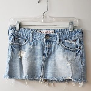 Hollister denim miniskirt